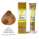 رنگ مو ویتامینه و کم آمونیاک 9/3 طلایی (بلوند طلایی خیلی روشن) تیوپی 100 میلی لیتری