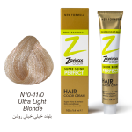 رنگ مو ویتامینه و کم آمونیاک N10-11/0 طبیعی (بلوند خیلی خیلی روشن) تیوپی 100 میلی لیتری